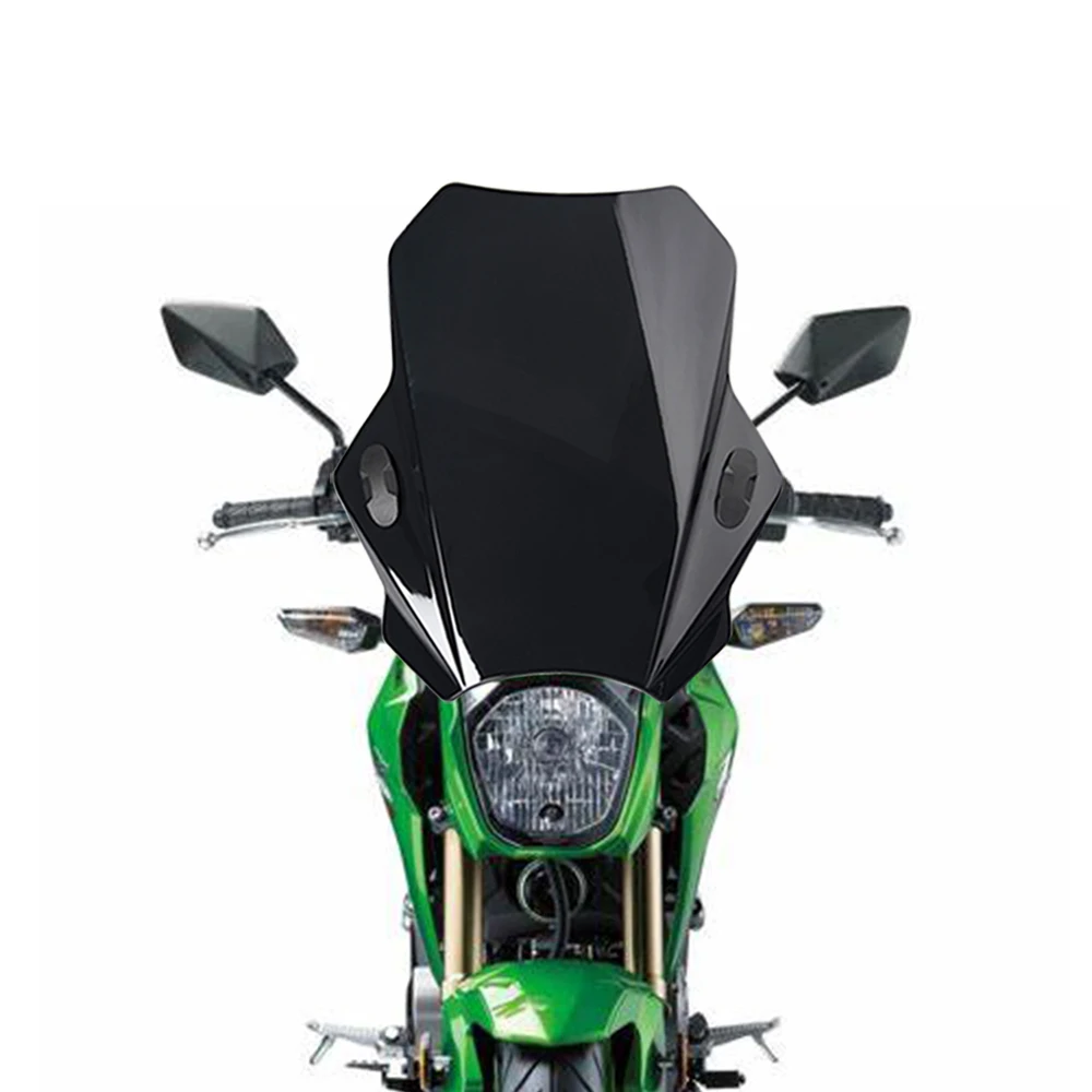 

Z 125 Z125Pro Motorcycle High quality ABS Plastic Adjustable Windshield Bat For Kawasaki Z125 Pro 22mm 25mm 28mm