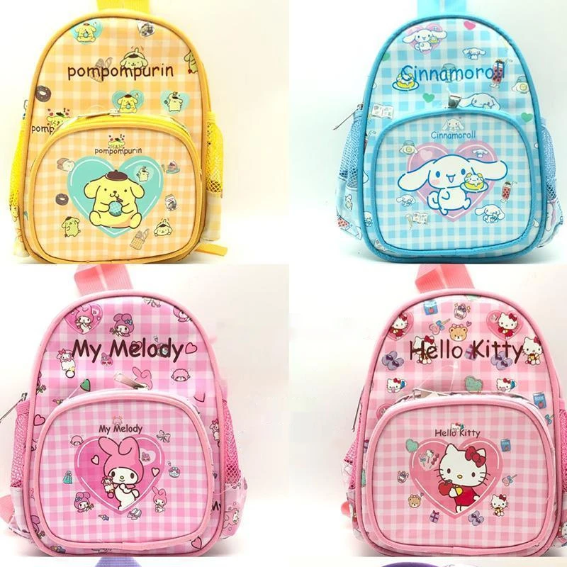 

Мультяшный аниме My Melody Pu Наклонная Сумка через плечо мультяшный рюкзак Pom Purin Kuromi Cinnamoroll детская школьная сумка для детей подарок