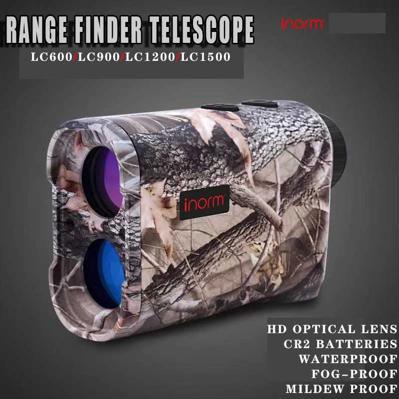 Compact 6X Laser Range Finder 600m-1500m Hunting Rangefinder Golf Rangefinder Hunt Monocular Telescope Distance Meter Outdoor