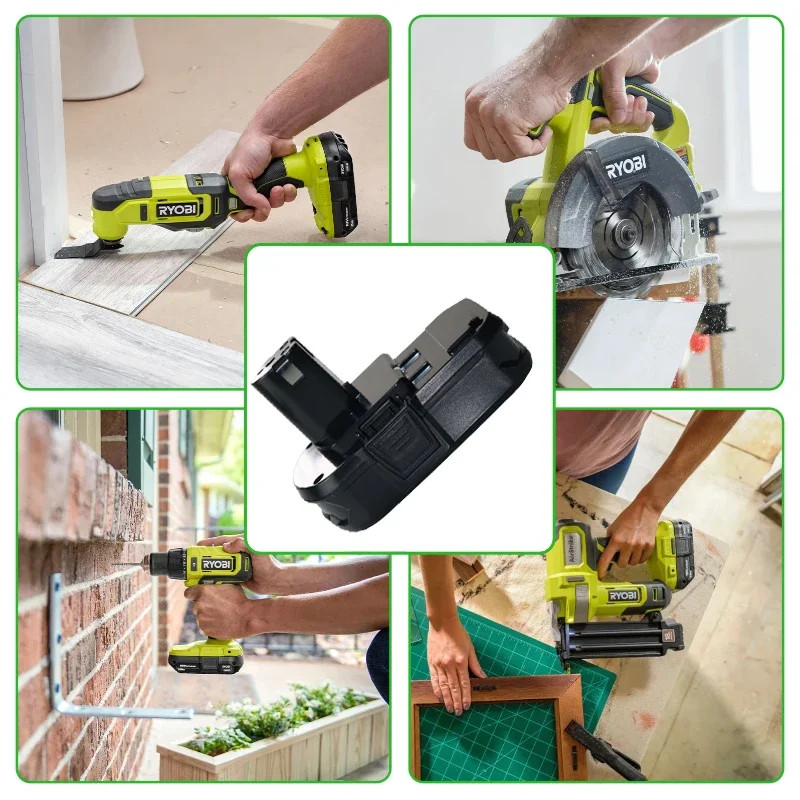 Сменный аккумулятор для Ryobi P107 18 в 5000 мАч P104 P105 P102 P103 P109 P108 P100 RB18L26 Беспроводной