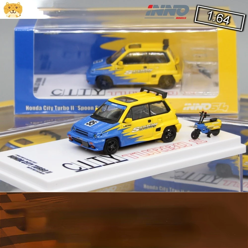 

Inno 1:64 RV City alloy sports car model city Fengfan 1 generation Turbo suitable for Honda Spoon ornaments gift