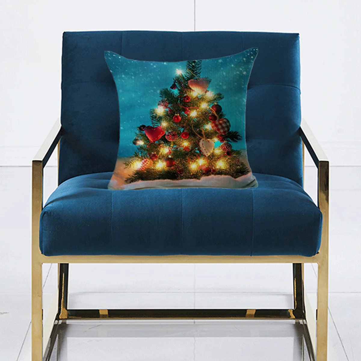 

Pillow Case Cover Christmas Throw Cushion Formerry Protector Sofa Covers Home Tree Farmhouse Cases Letters Pillowcase Party