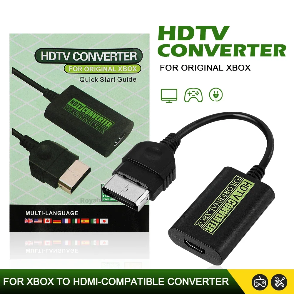 Для Xbox совместимый преобразователь цифровой видео аудио адаптер HDTV проектор ТВ