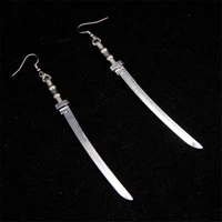 new products hot selling fashion trend jewelry creative design classic retro tang knife pendant earring jewelry