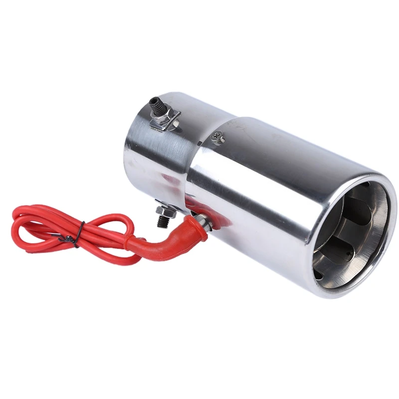 Прямой наконечник глушителя со светодиодной подсветкой универсальный болт для