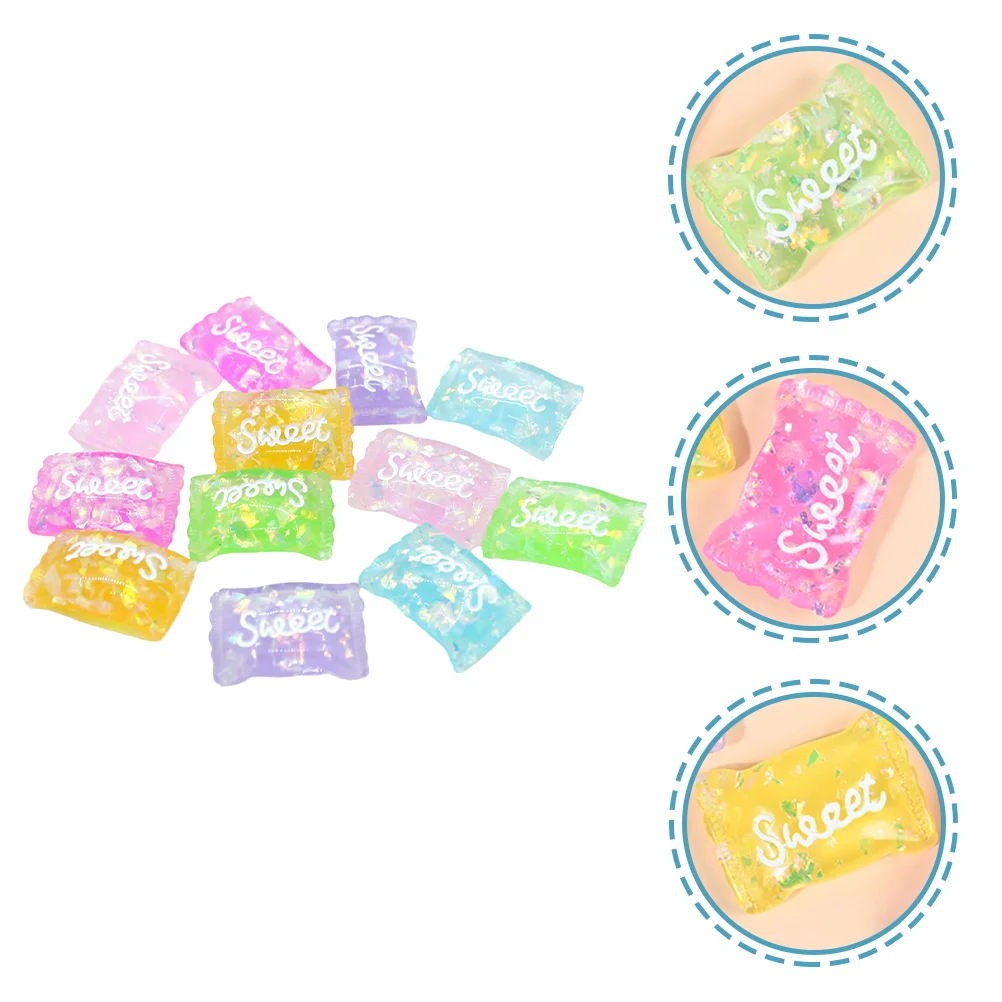 

60pcs Candy Charms Candy Crafts Decorative Accessories DIY Crafts Ornaments