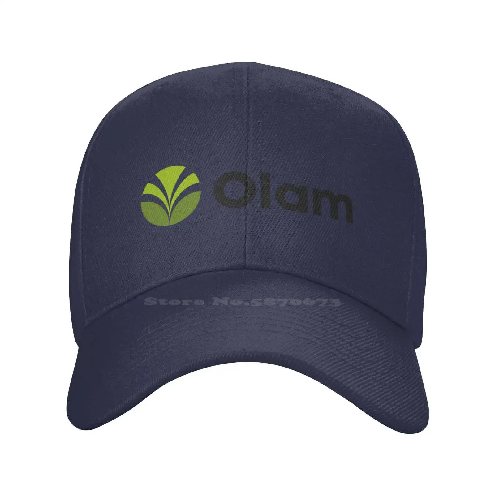 

Olam Logo Print Graphic Casual Denim cap Knitted hat Baseball cap