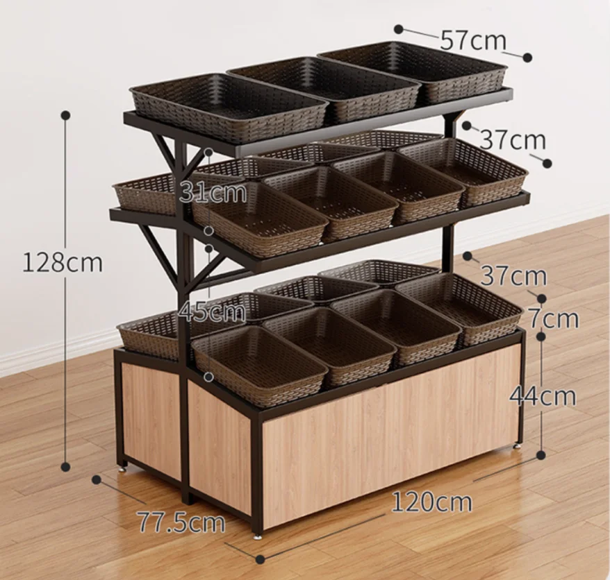 Рисунок 3 - Полки для свежих фруктов и овощей для супермаркета