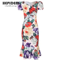 hepidem sexy satin summer dresses spaghetti strap side slit prom high waist gowns sheath slim dress 70002