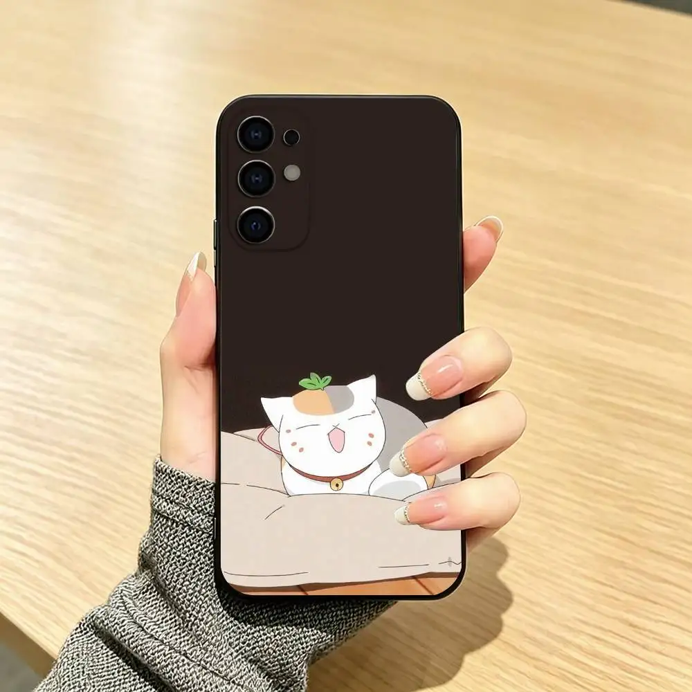 Чехол для телефона Natsume Yuujinchou Nyanko, черный, силиконовый, мягкий, для Samsung S25, S24, S21, S22, S23, S30, Ultra, S20, Plus, Fe, Lite (art.: 3920dbc331b9f) - 3920dbc331b9f