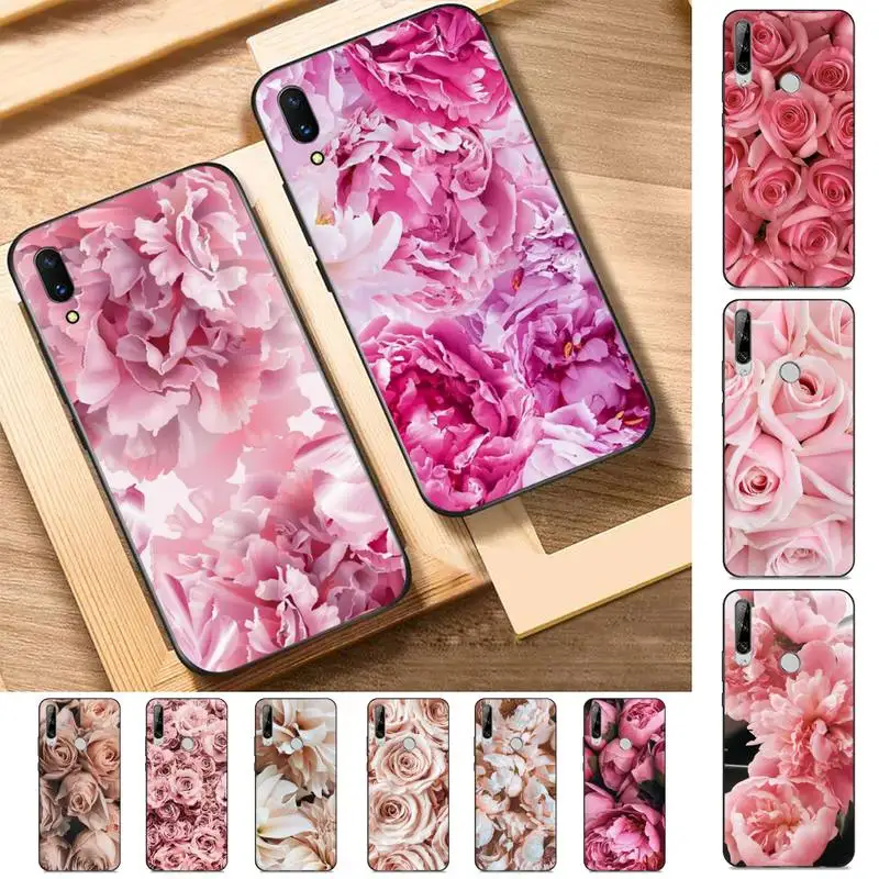 

Elegant Peony Phone Case for Huawei Y 6 9 7 5 8s prime 2019 2018 enjoy 7 plus