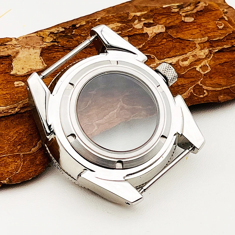 Мод Seiko Samurai King чехлы для часов NH35 чехол NH36 7S26 часы с прозрачным задним стеклом и