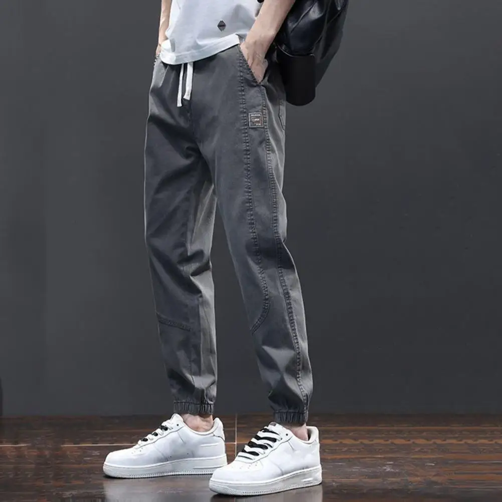 

Men Jeans Trendy Hip Hop Solid Color Colorfast Men Cargo Pants Men Garment Men Summer Jeans Men Trousers