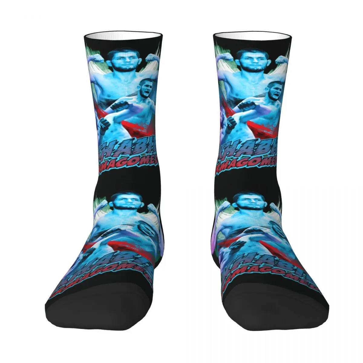 

Khabib Nurmagomedov Dagestan Fighter Khabib Nurmagomedov Stocking Unique Humor Graphic Compression Socks