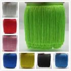 YY-tesco 10 метров 20 см, кружевная бахрома, отделка для латинских платьев, аксессуары для сцены, кружевная лента, кисточка