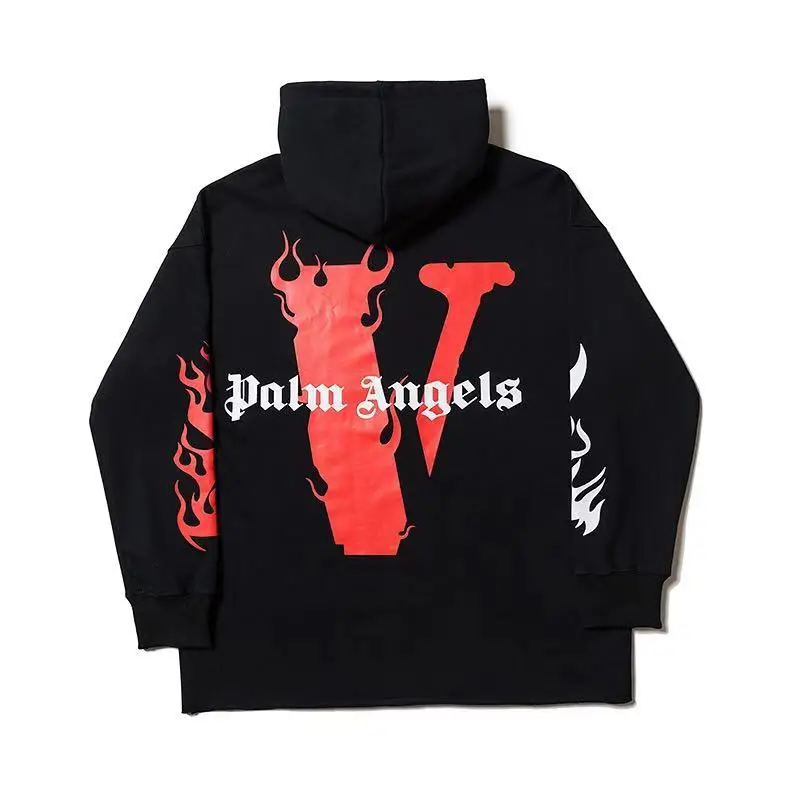 VLONE Men's Ladies Couples Casual Fashion Street Trend Sweater High Street Loose 100% Cotton Reflective V-Fleece Hoodie 7888