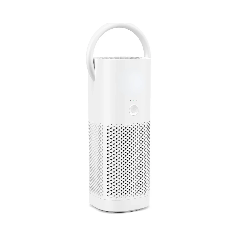 

PureZone™ Mini Portable Air Purifier - HEPA Filter Cleans Air, Helps Alleviate Allergies, Eliminates Smoke & More — Ideal f
