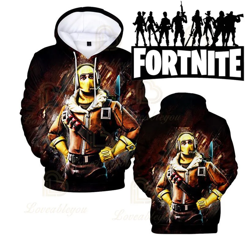 

Men and Women Fortnite Hoodie Sweatshirt Battle Royale Cartoon Streetwear Tops Teen Clothes Kids Hoodie Sweatshirt 3D Harajuku