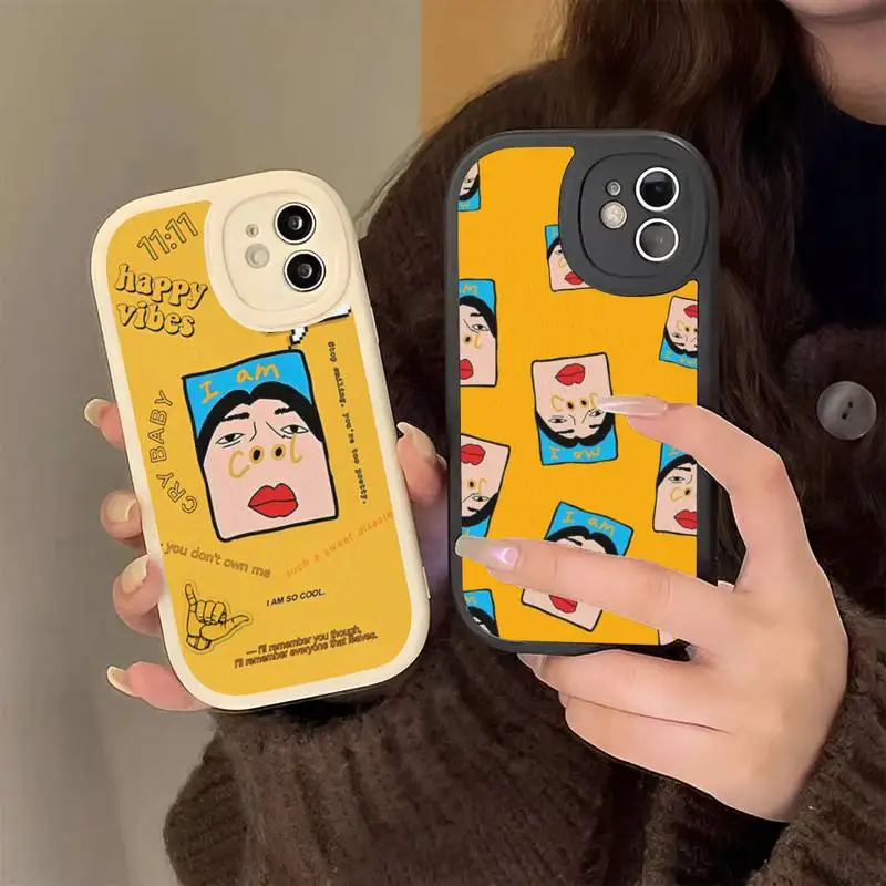 

Funny Man Phone Case Hard Leather Phone Case for iPhone 13 12 Mini 11 14 Pro Max Xs X Xr 7 8 Plus 6 6s Se 2022 silicone Cover