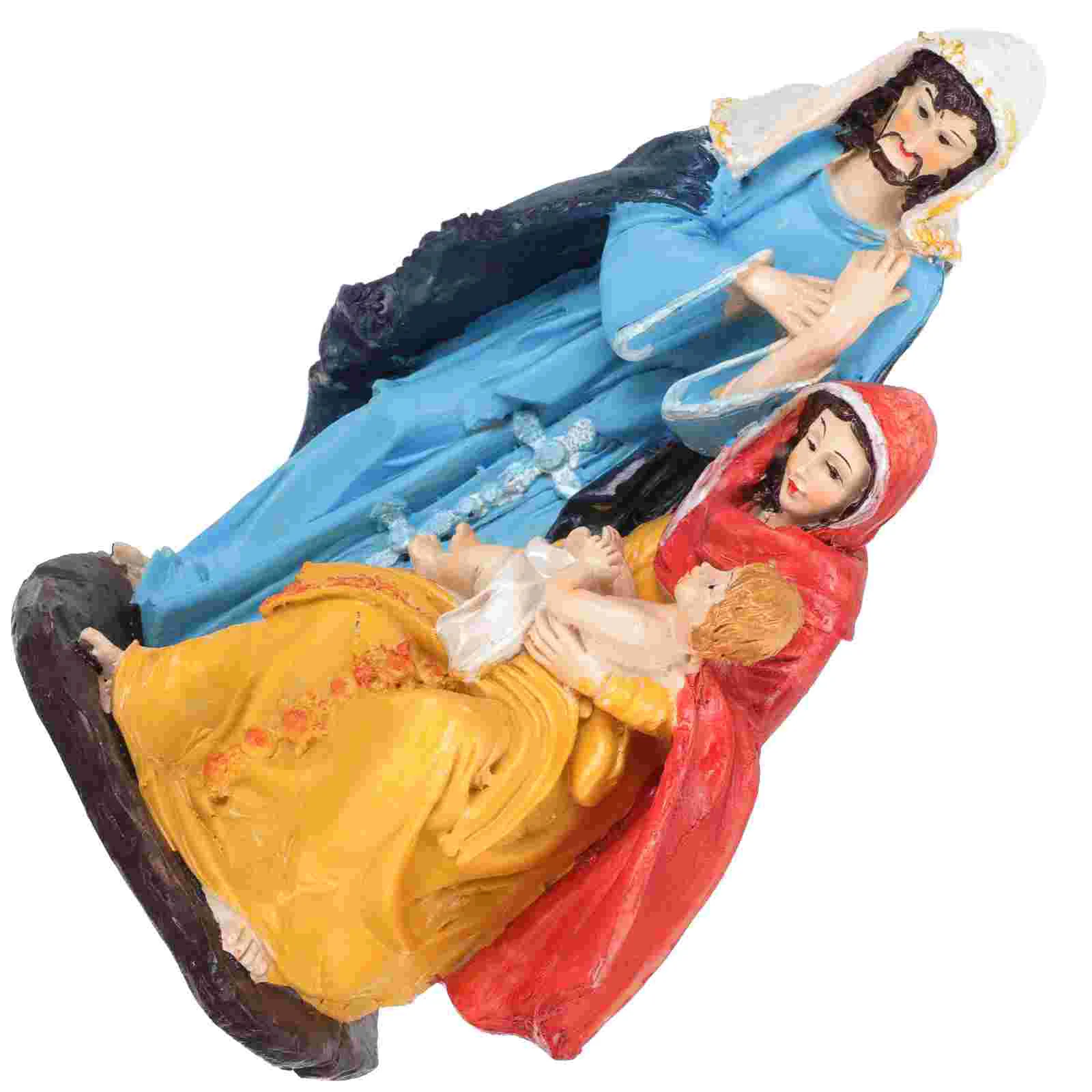 

Nativity Ornament Household Nativity Decors Religious Nativity Decor for Gift
