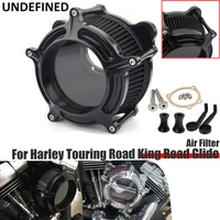 air filter for harley dyna twin cam 99 2017 touring road king street glide softail cvo fat b motorcycle intake cleaner kit black