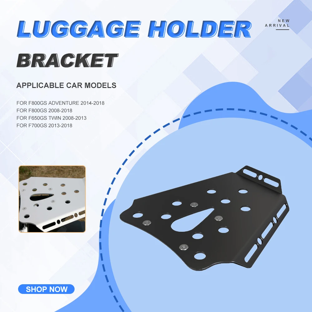 

FOR BMW F800GS Adventure F650GS Twin Rear Luggage Rack Cargo Rack Support Shelf Holder F 800GS F700GS 2008-2015 2016 2017 2018