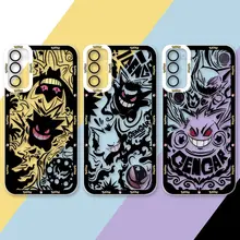 Funny P-Pokemon Gengar Clear Soft Case For OPPO Reno 10 8 8Z 8T 7 7Z 6 6Z 5 5F 4 2F Pro Plus Lite 5G A7X A5 AX5 A5S A3S 5G Cover