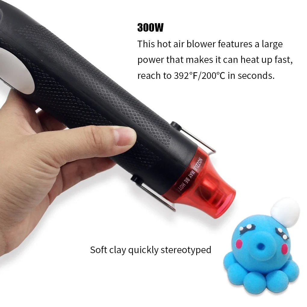 

Hot Air Blower Heat Gun Electric Hot Air Gun Kit Professional Heatguns Shrink plastic Wrap Blower Heater US Plug110V Power Tool