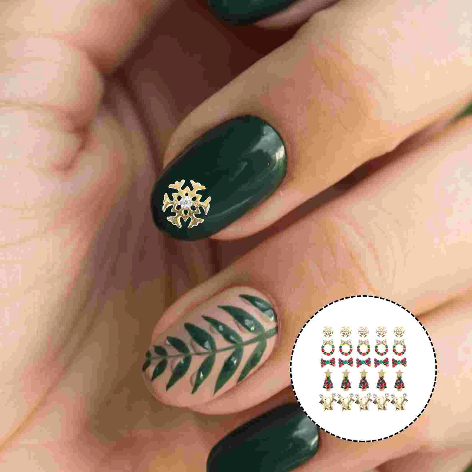 

Nail Charmsjewelry Christmas Metal Snowflake Stones Beads Craftsdecorations Crystals Jewels Stickersdiamonds Rhinestones 3D