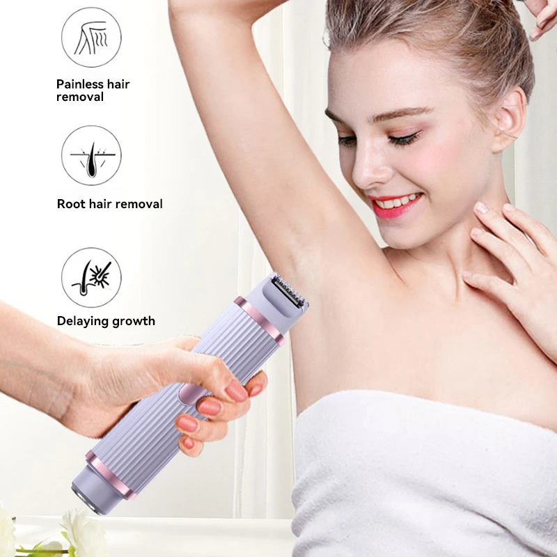 Женский электробритвенный станок с двойной головкой женский аппарат для