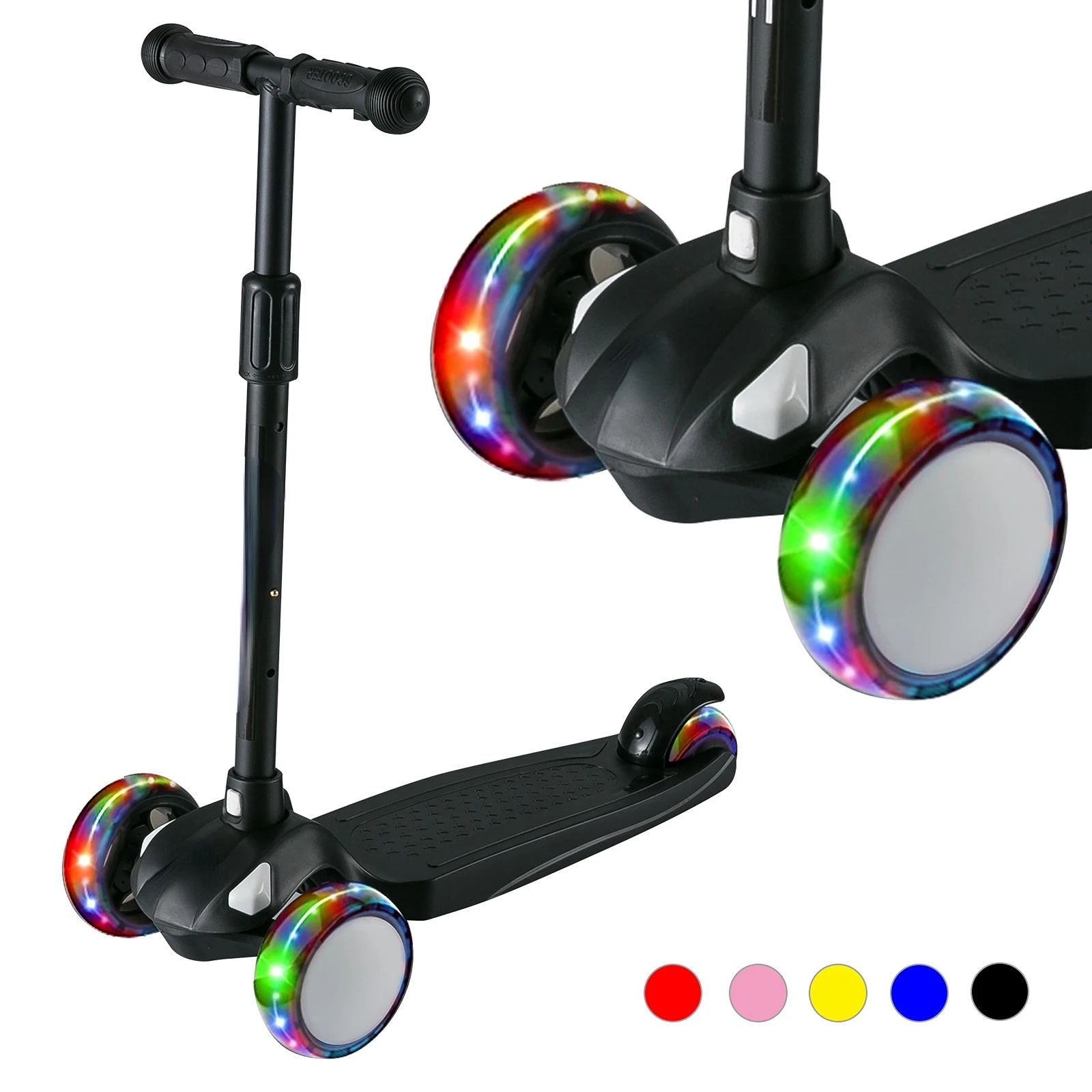 

США Прямая поставка самокат 3 колеса со светодиодной подсветкой модный малыш скутер Детские уличные игрушки для продажи