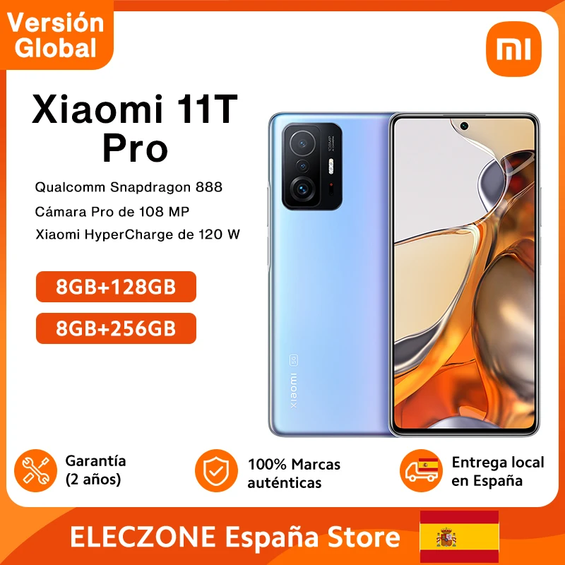 Смартфон Xiaomi Mi 11T Pro Восьмиядерный Snapdragon 888 камера 120 МП Гц AMOLED Вт HyperCharge - купить по