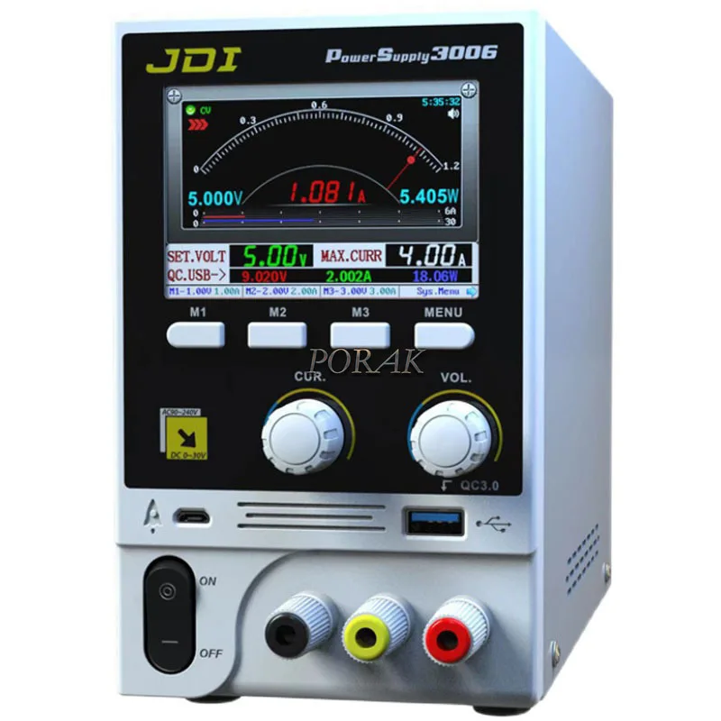 Блок питания JDI 3006 30 в 6 А 5 цифровой Регулируемый источник постоянного тока для