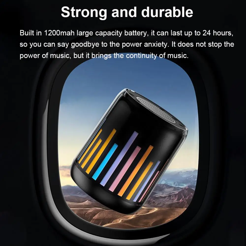 

Super Bass Mini Audio Portable Bluetooth Speaker 3d Surround 360 Degree Surround Stereo Reproducer Wireless Bluetooth Speaker
