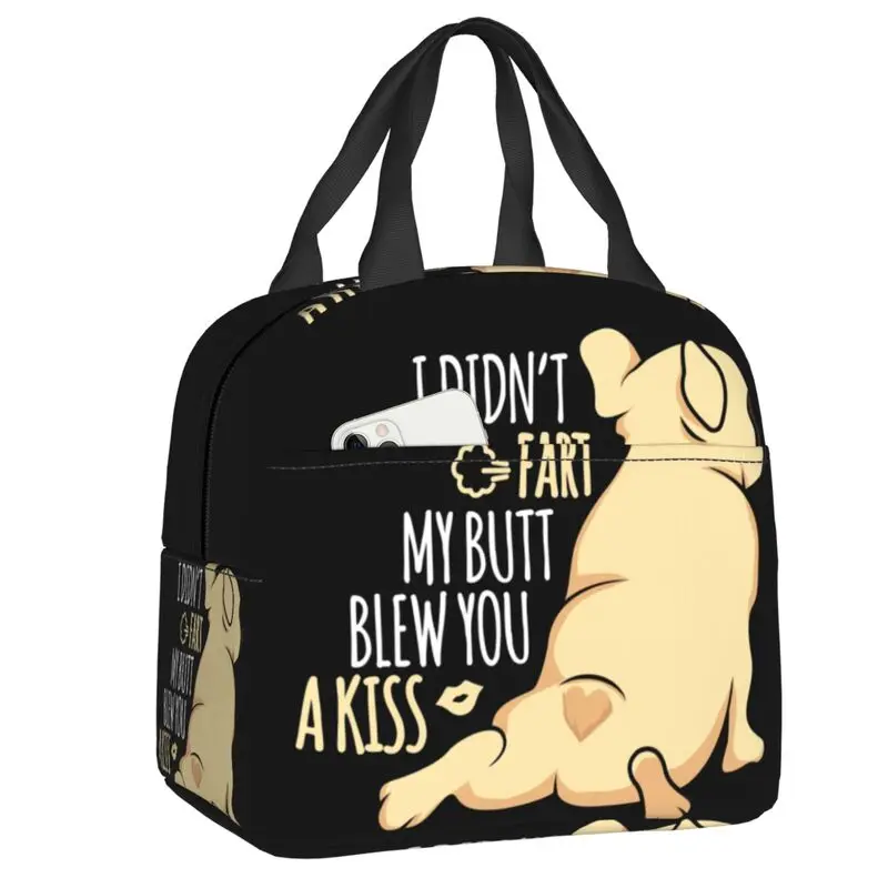 

Сумка для ланча с изображением французского бульдога для подарка любимой собаки для школы офиса питомца с защитой от протечек термальная к...