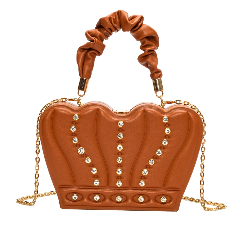 

Кошельки и сумочки высокого качества, однотонная женская сумка-мессенджер на плечо с круглым вращающимся замком и цепочкой, сумки для женщи...