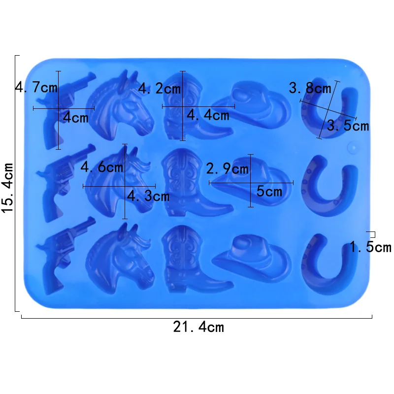 

Силиконовые формы для выпечки Cowboy