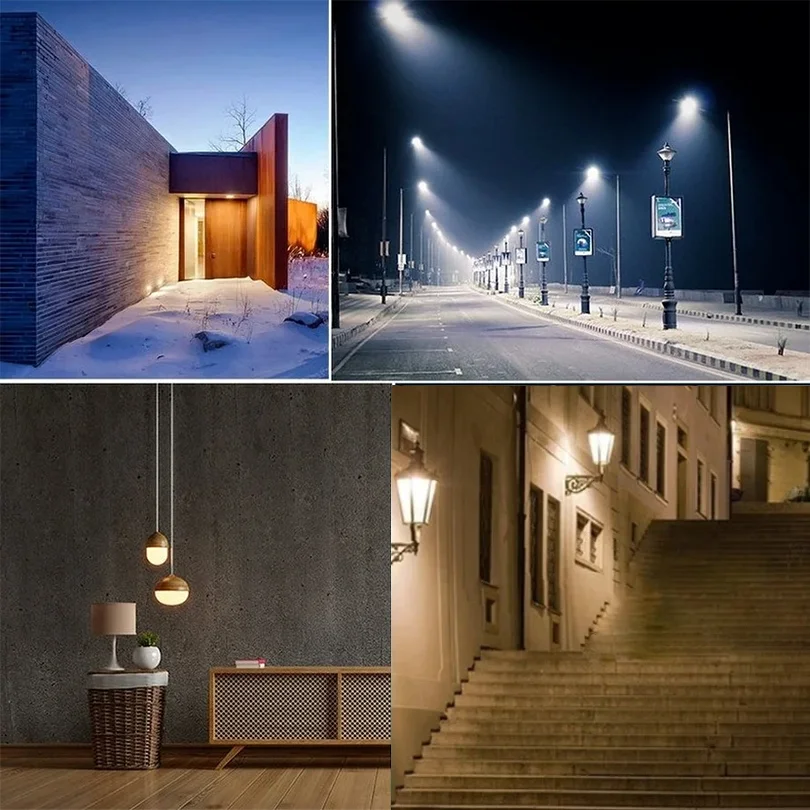 4 шт., радарный датчик движения, светодиодные лампы B22, светодиодная лампа Lampada, 220 В, умная лампа, работающая в ночное время, для крыльца, лестницы, гаражной безопасности (art.: 3920cdd396ca0) - 3920cdd396ca0