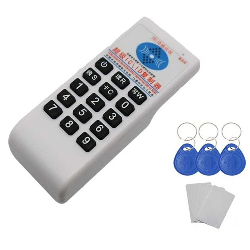 

Handheld Frequency 125Khz-13.56MHZ Copier Duplicator RFID NFC IC Card Reader & Writer Access Control Card Tag Duplicator