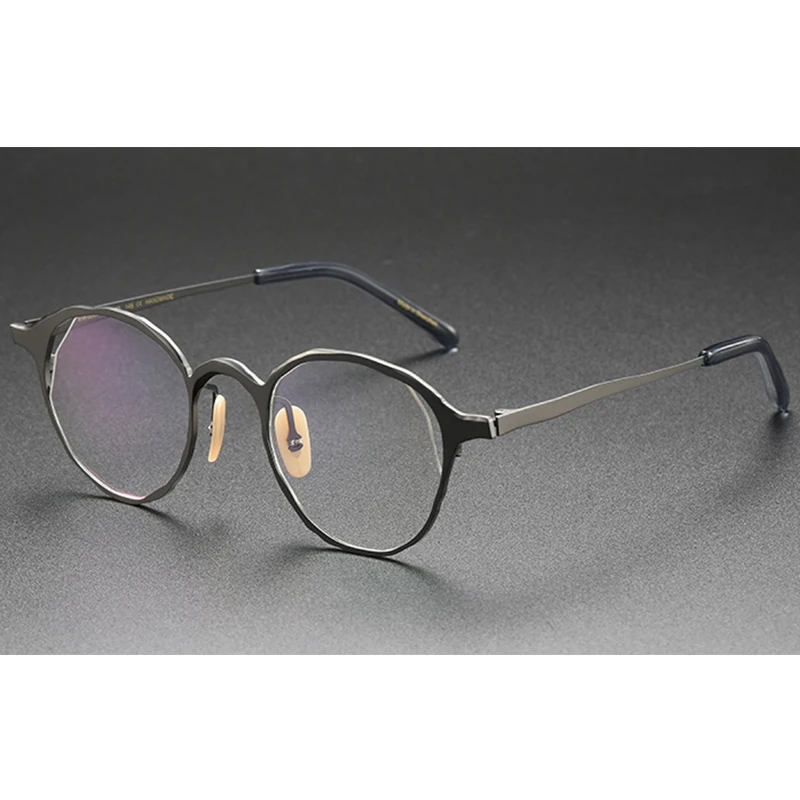 Belight Optical Women Men Japan Personality Style Design Titanium Prescription Eyeglasses Spectacle Frame Eyewear MM-0064