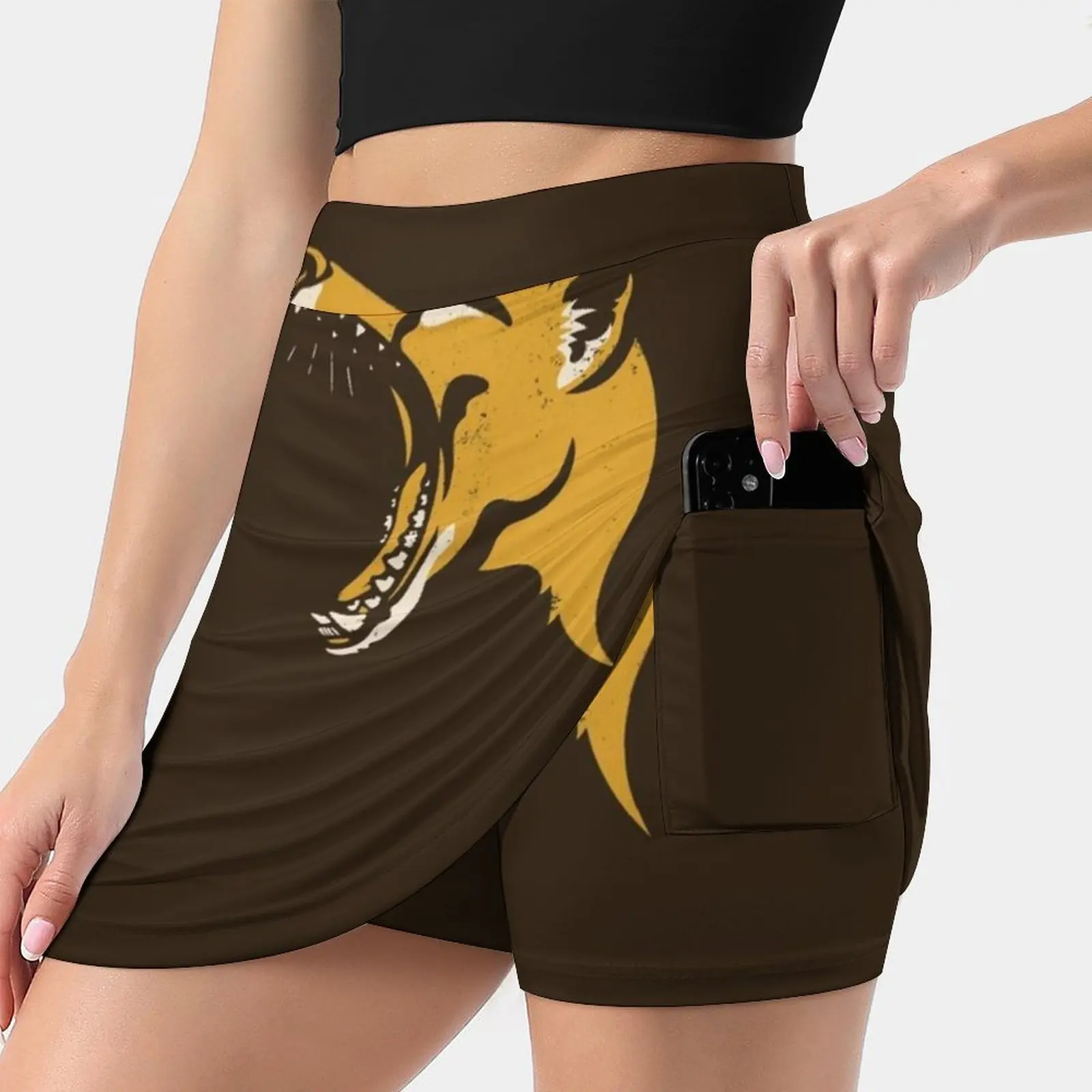 Тасманский тигр трафарет женская юбка эстетические юбки новая мода короткие