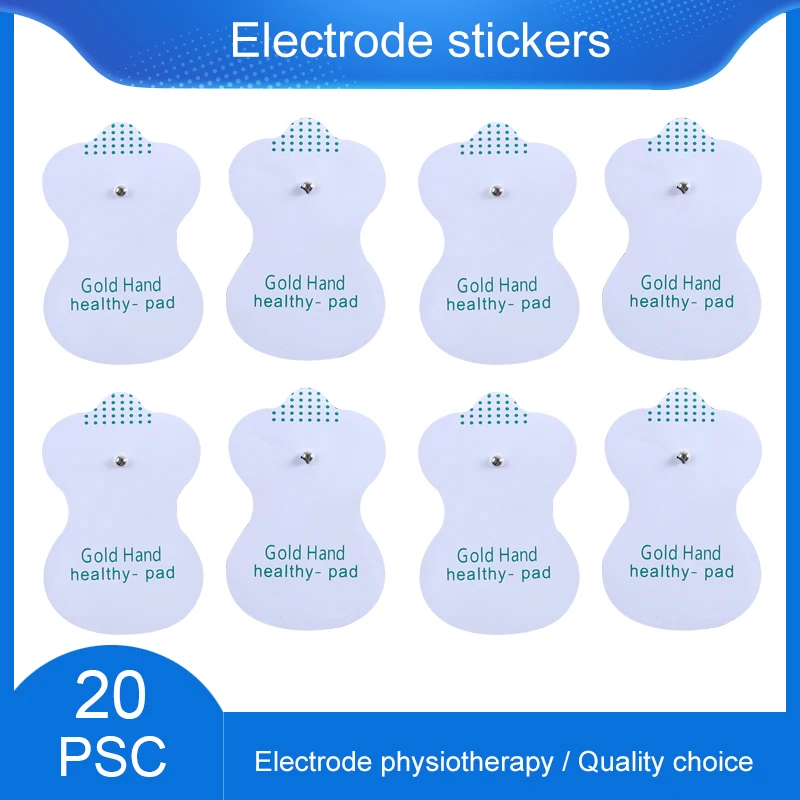 

20pcs Electrode Pads Patch For Acupuncture Therapy Machine Body Massager Electrical Muscle Stimulator Slimming Massage Tens Pads