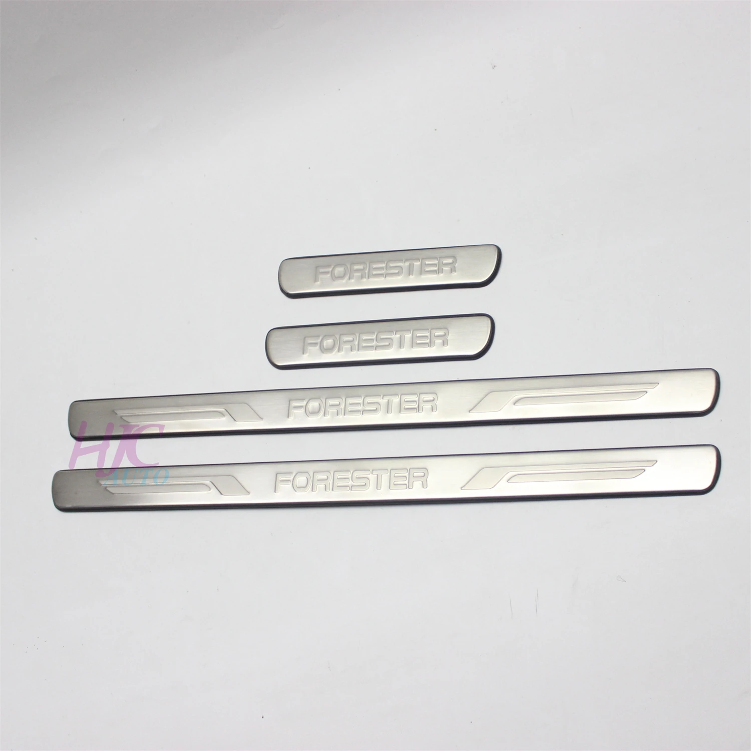 

Стайлинг автомобиля для Subaru Forester SH SJ, 4 шт., Накладка на порог из нержавеющей стали, задняя защитная крышка 2008-2018