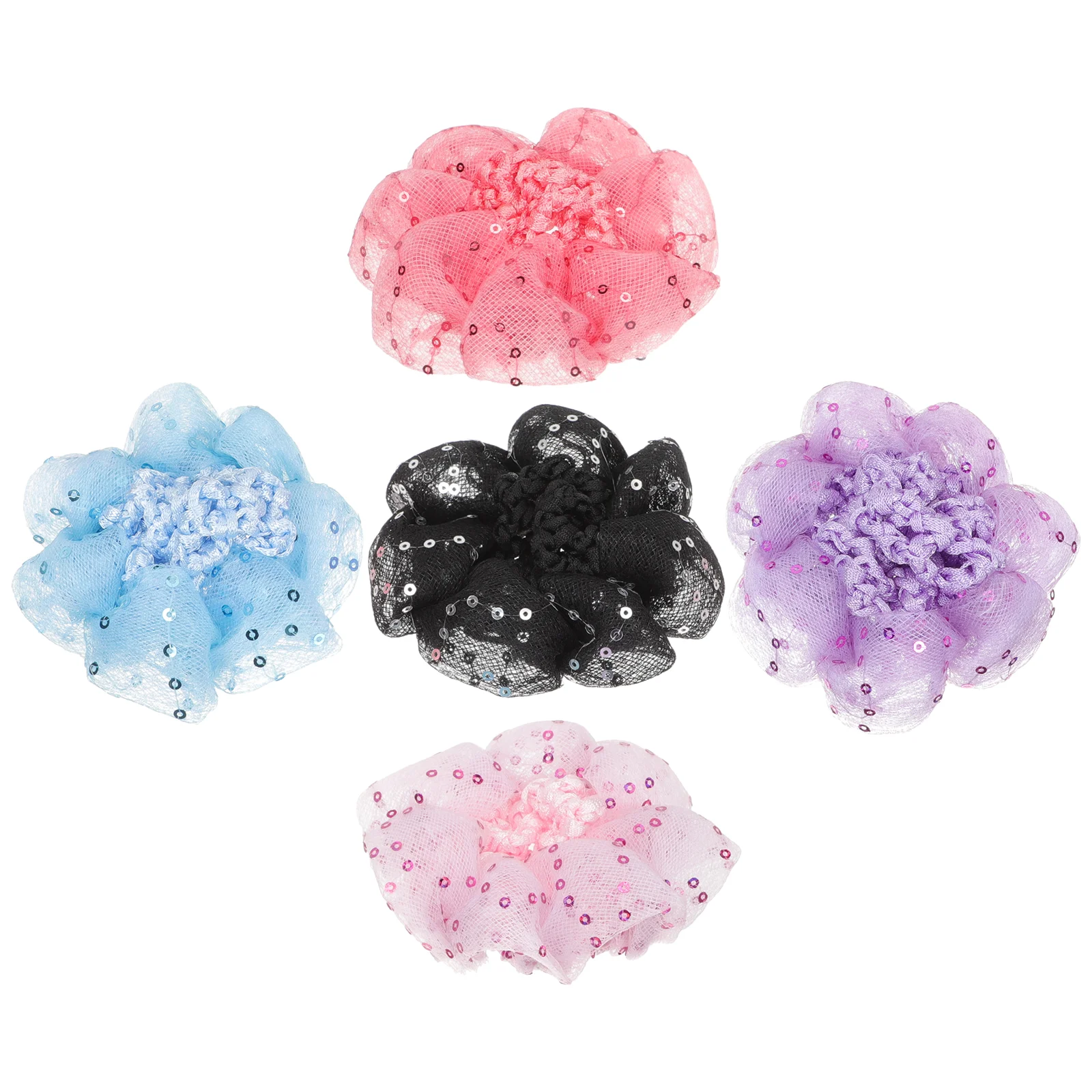 

5 шт., женские сетки для пучка волос