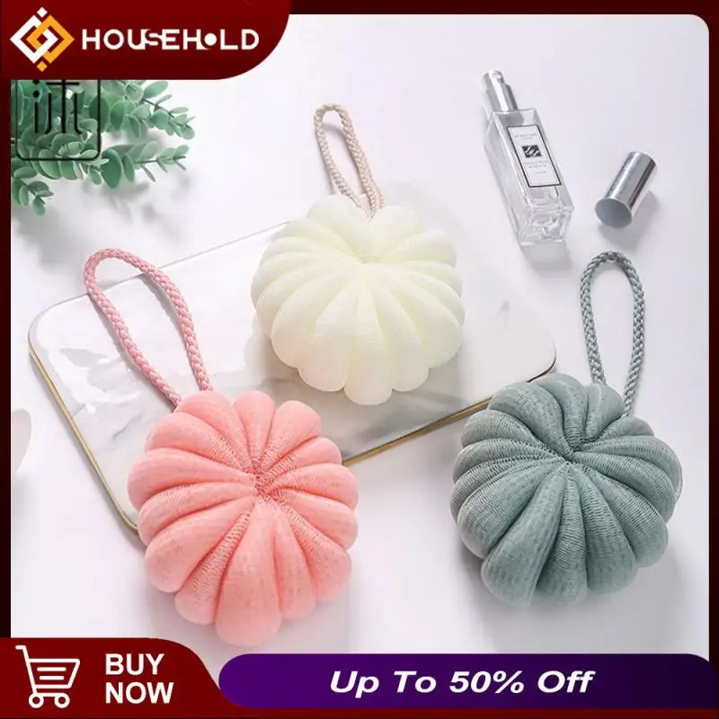 

Exfoliating Scrubbers Soft Bath Ball Nylon Cleaning Ball Flower Mesh Massager Brush Bathroom Bathing Accessories Body
