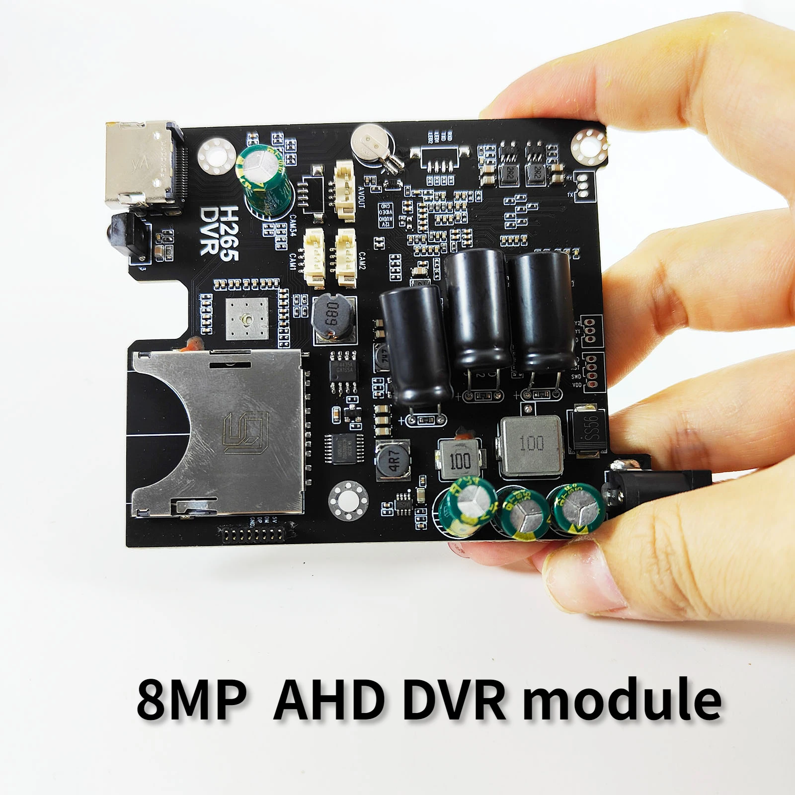 

2CH AHD DVR PCB Board 1080P TVI AHD 2channel mini mobile dvr support custom made 50PCS Free custom splash screen logo