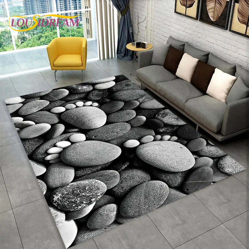 3D каменный след ковёр LOUSIDREAM след