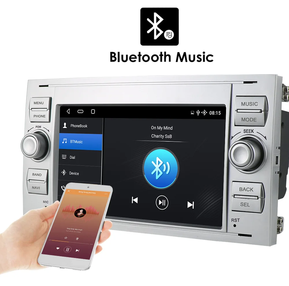 Автомагнитола 2din Android Navigati для rd Focus 2 Kuga Mondeo Connect S-MAX Fusion Galaxy Fiesta Transit (art.: 7a5769dfb) - 7a5769dfb