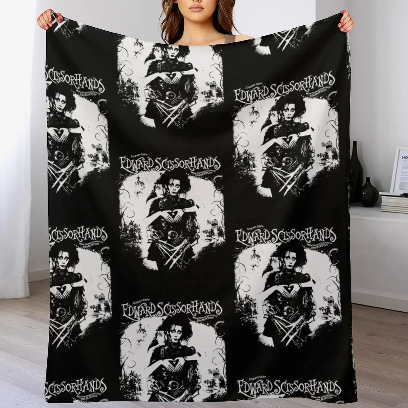 Эстетическое одеяло с руками-ножницы Эдварда роскошные одеяла для сна