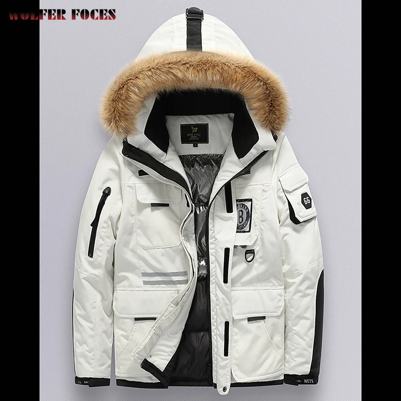 Leisure Jackets Winter Mens Autumn Men's Fashion Clothes 2022 New Style Business Coat Warmth Coats Man Parkas Clothing Tactical